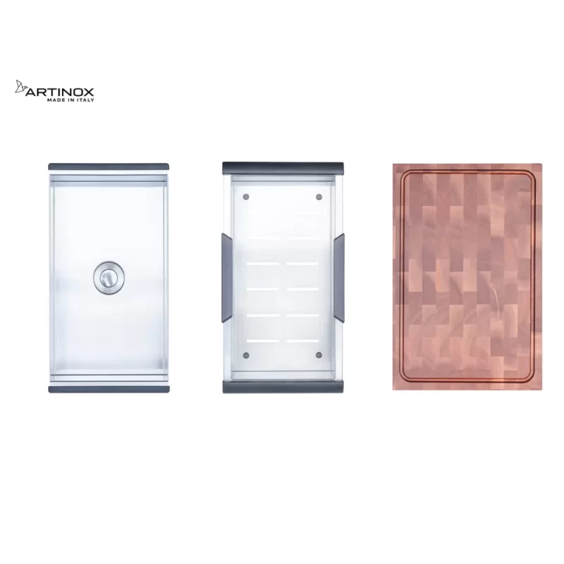 Chậu rửa bát NoBiNox TITANIUM NA875U 00008PI704025 - chau rua bat nobinox titanium na875u 00008pi704025 3