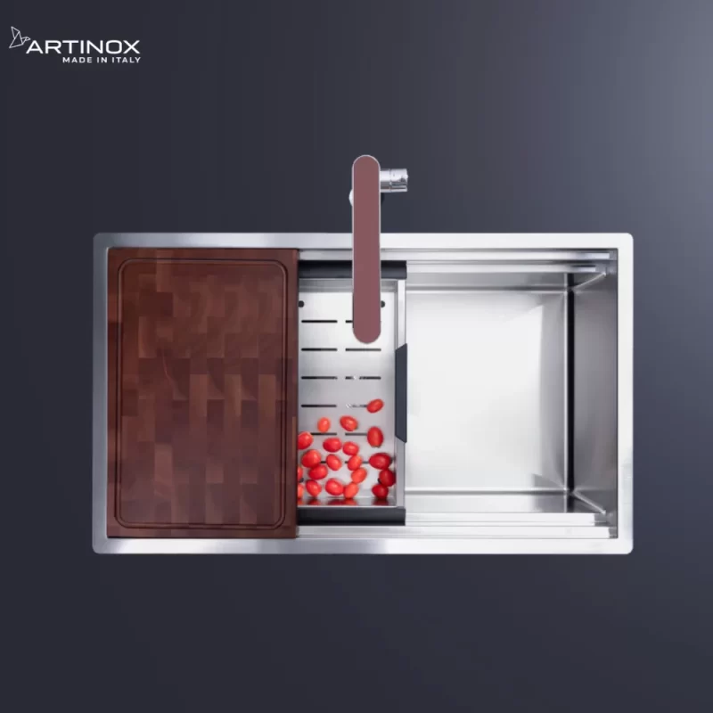 Chậu rửa bát NoBiNox TITANIUM NA885U 00008PI814025 - chau rua bat nobinox titanium na885u 00008pi814025 6