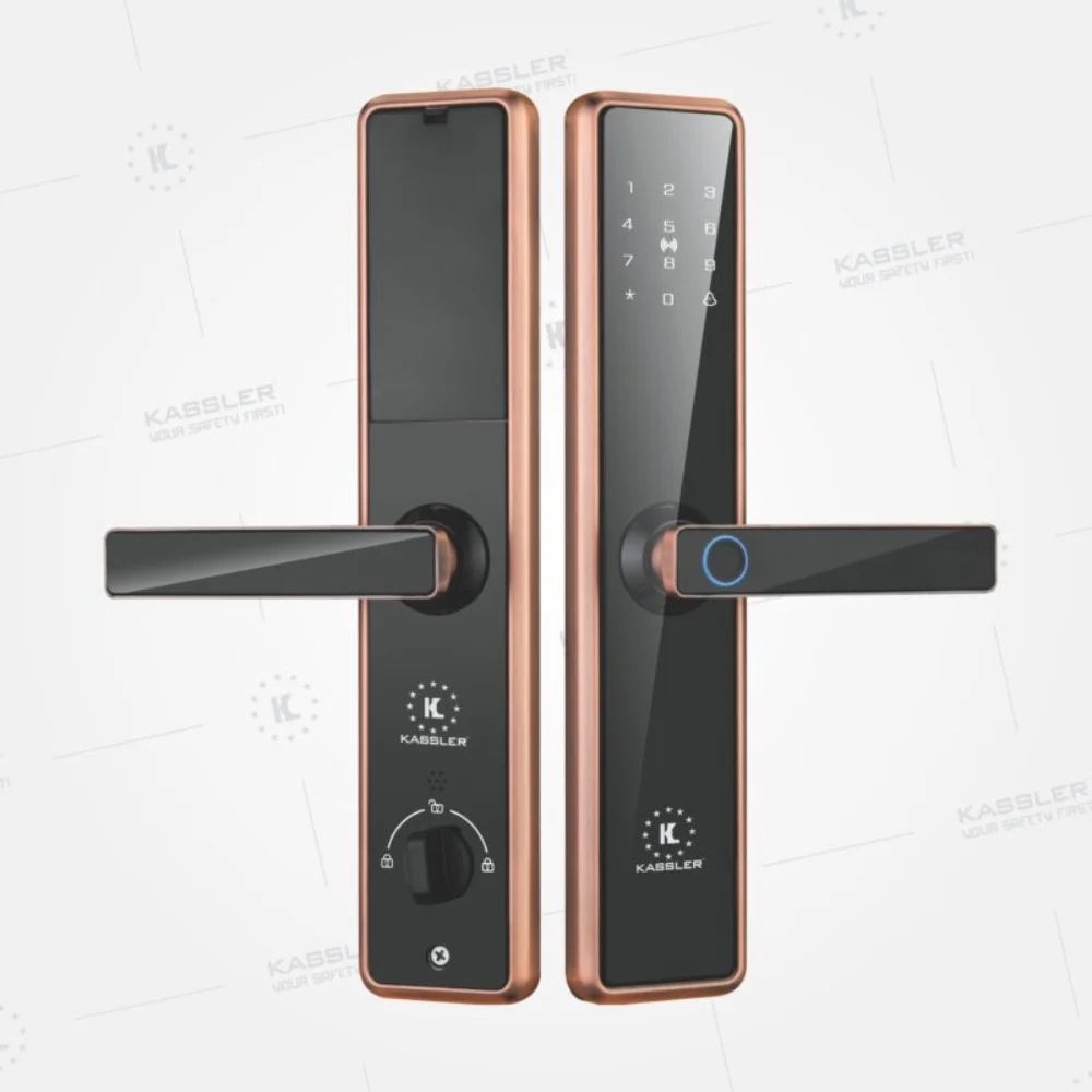 Khóa vân tay Kassler KL-566 COPPER App, Remote tiêu chuẩn Đức