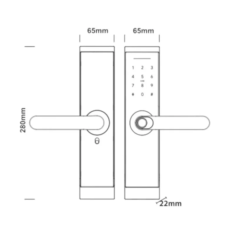 Khóa vân tay Kassler KL-567 Copper App tiêu chuẩn Đức - khoa van tay kassler kl 567 copper app 3