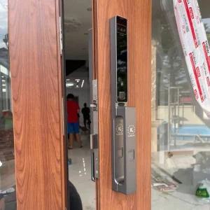 Khóa vân tay cửa nhôm Kassler KL-599 CNC-VF Grey App tiêu chuẩn Đức - khoa van tay kassler kl 599 cnc vf grey 1