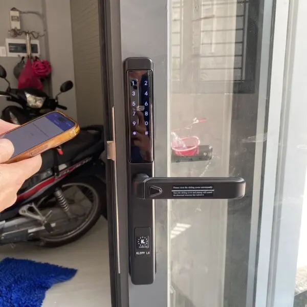 Khóa vân tay cửa nhôm Kassler KL-599 LX BLACK APP, Remote tiêu chuẩn Đức 14 Khóa vân tay cửa nhôm Kassler KL-599 LX BLACK APP, Remote tiêu chuẩn Đức