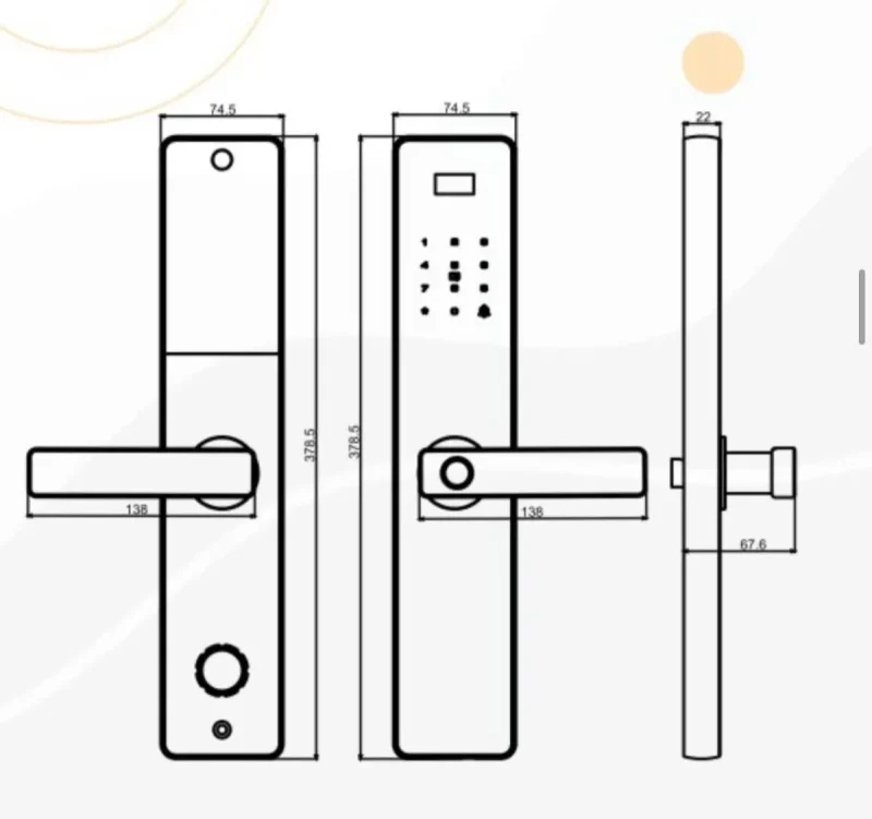 Khóa vân tay Kassler KL-608 CNC Black App tiêu chuẩn Đức 10 Khóa vân tay Kassler KL-608 CNC Black App tiêu chuẩn Đức
