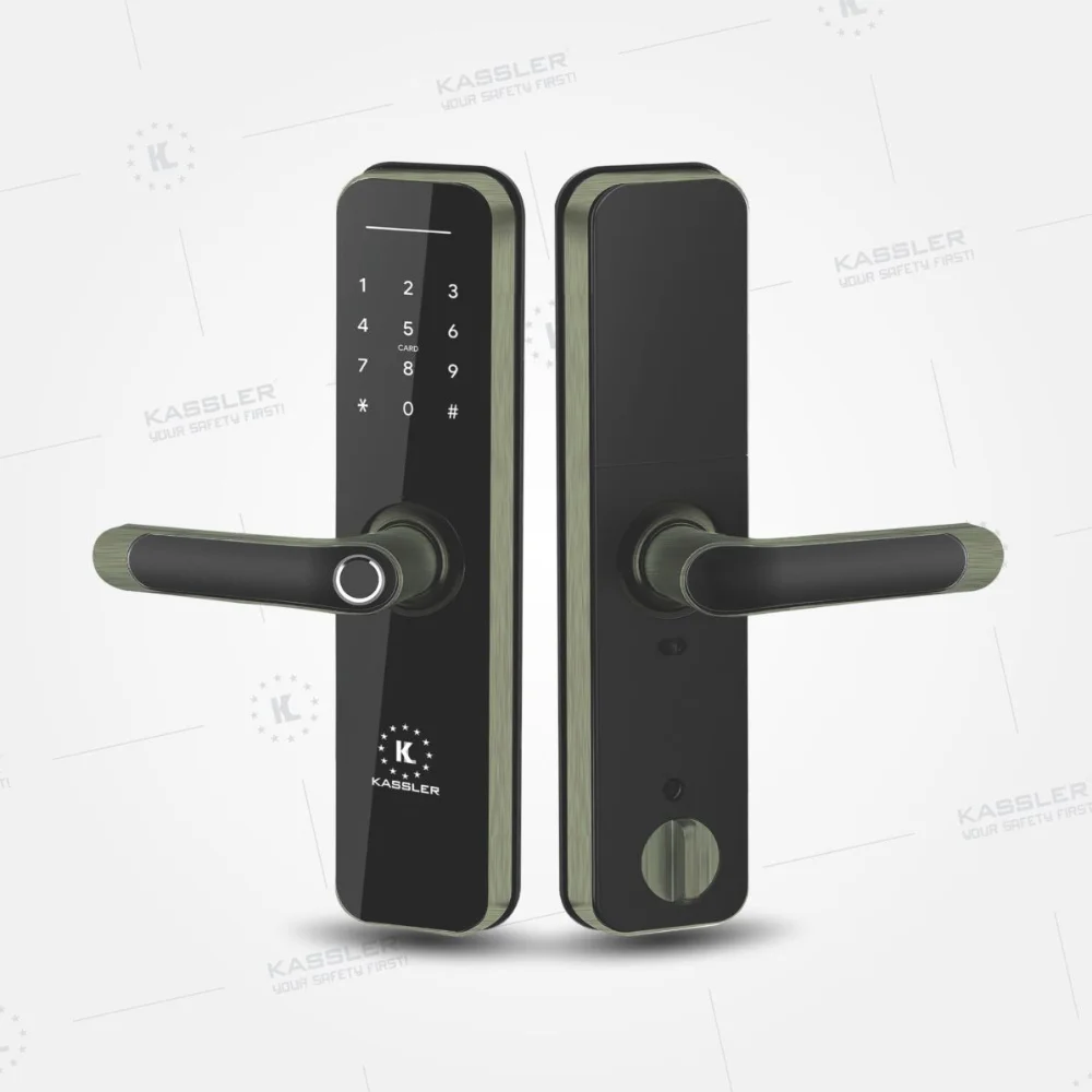 Khóa vân tay Kassler KL-668 GREEN BRONZE APP, Remote tiêu chuẩn Đức