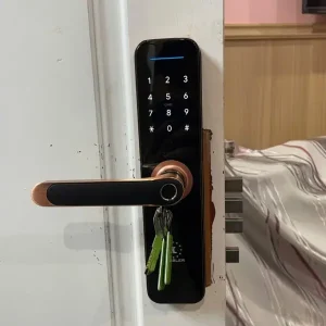 Khóa vân tay Kassler KL-668 RED BRONZE APP, Remote tiêu chuẩn Đức - khoa van tay kassler kl 668 red bronze 1