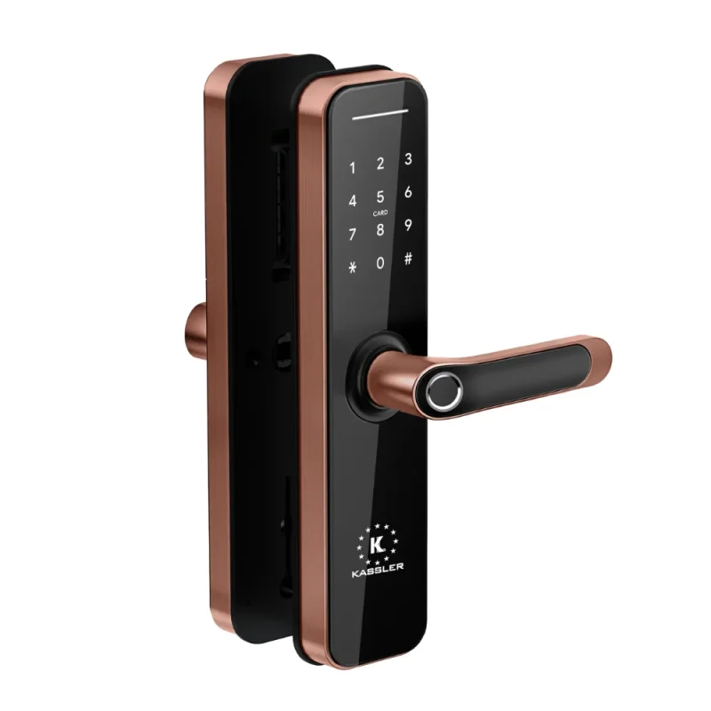 Khóa vân tay Kassler KL-696 RED BRONZE APP, Remote tiêu chuẩn Đức 17 Khóa vân tay Kassler KL-696 RED BRONZE APP, Remote tiêu chuẩn Đức