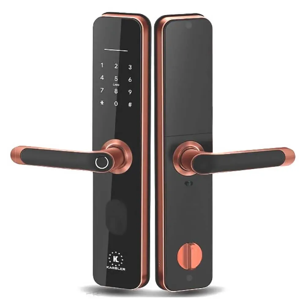 Khóa vân tay Kassler KL-696 RED BRONZE APP, Remote tiêu chuẩn Đức