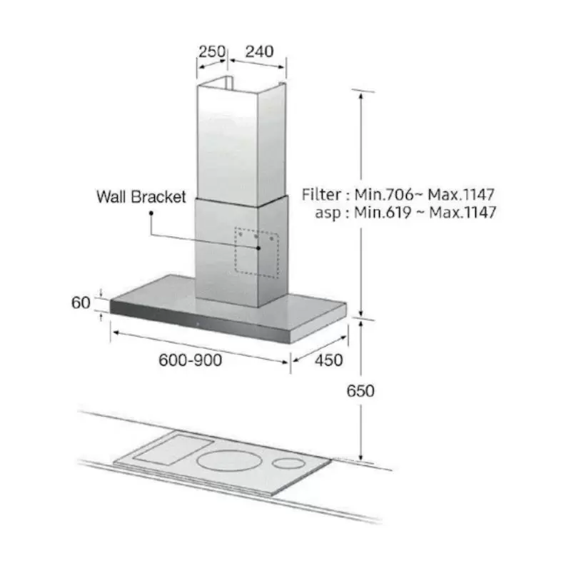 Máy hút mùi Samsung NK24C5070US/UR 15 Máy hút mùi Samsung NK24C5070US/UR