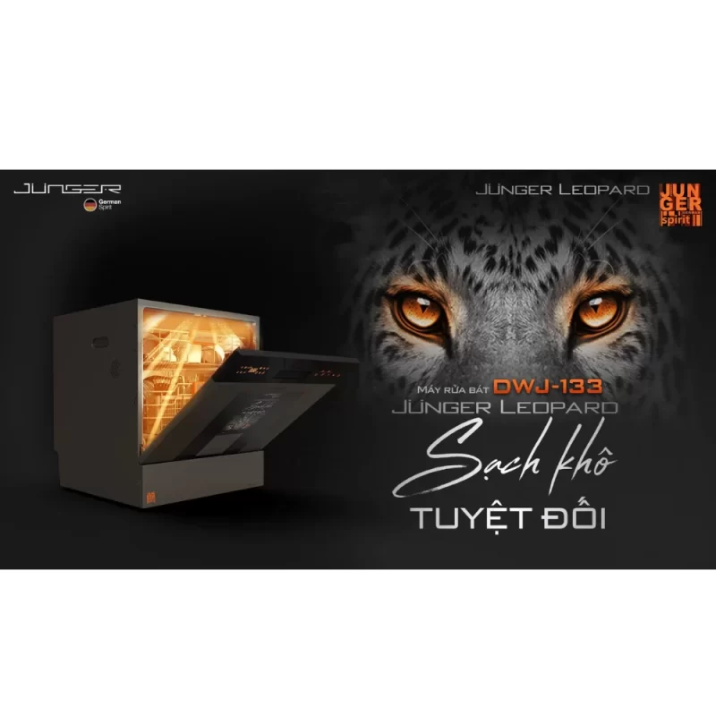 Máy rửa bát Junger Leopard DWJ-133-MS - may rua bat junger leopard dwj 133 ms 6