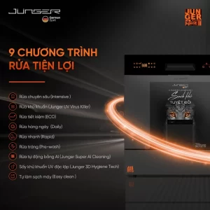 Máy rửa bát Junger Leopard DWJ-136-VG - may rua bat junger leopard dwj 136 vg 1