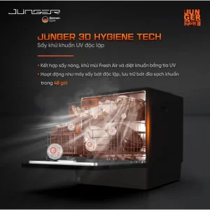 Máy rửa bát Junger Leopard DWJ-136-VG - may rua bat junger leopard dwj 136 vg 4