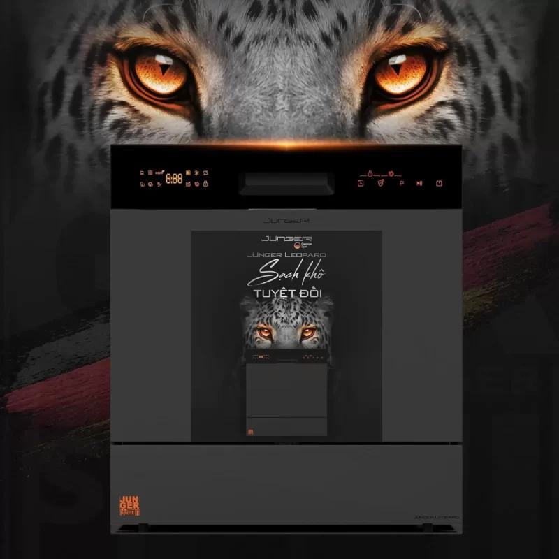 Máy rửa bát Junger Leopard DWJ-136-VG - may rua bat junger leopard dwj 136 vg10