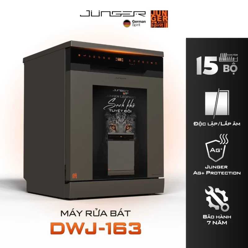 Máy rửa bát Junger Leopard DWJ-163-MS 23 Máy rửa bát Junger Leopard DWJ-163-MS