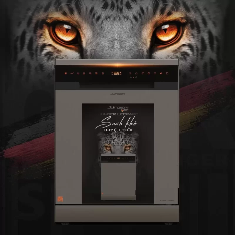 Máy rửa bát Junger Leopard DWJ-163-MS - may rua bat junger leopard dwj 163 ms
