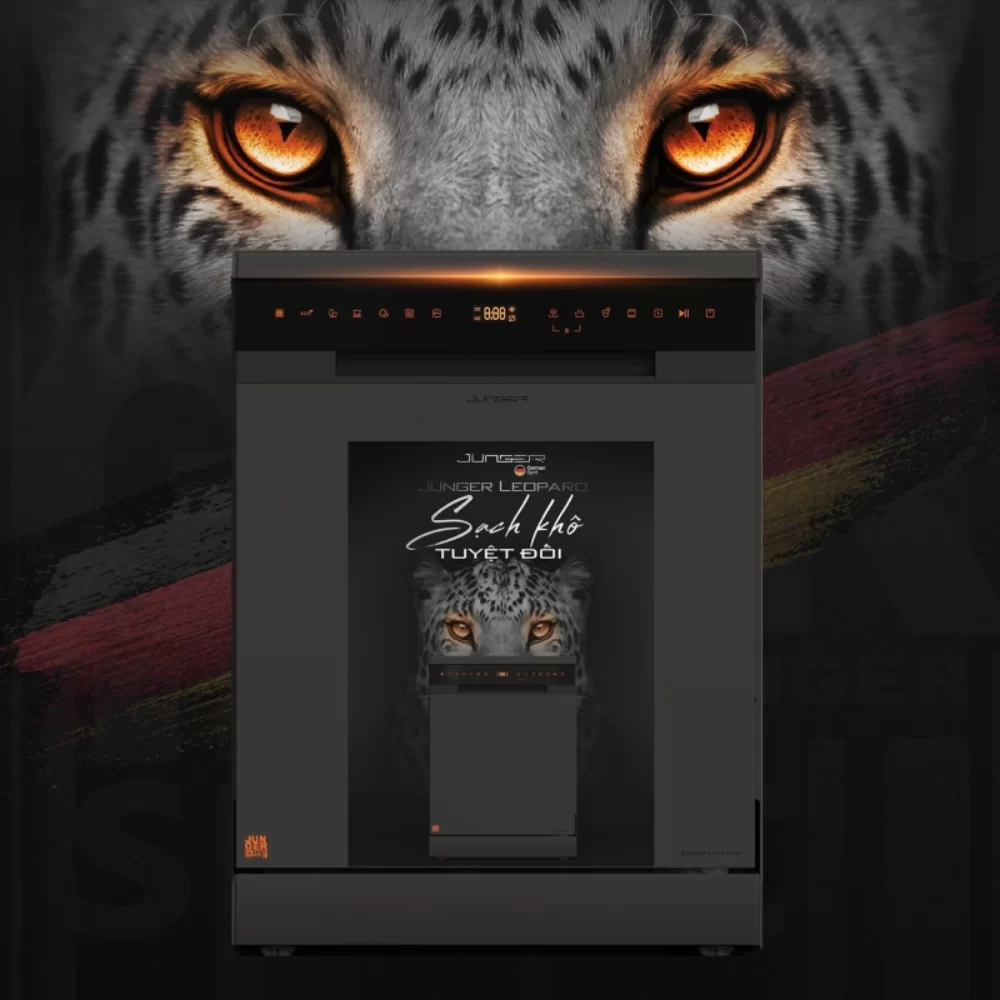 Máy rửa bát Junger Leopard DWJ-183-VG