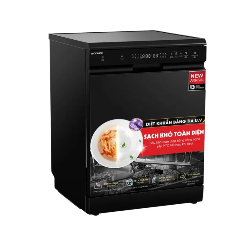 Máy rửa bát KOCHER X15B Pro - Thiet ke chua co ten 4