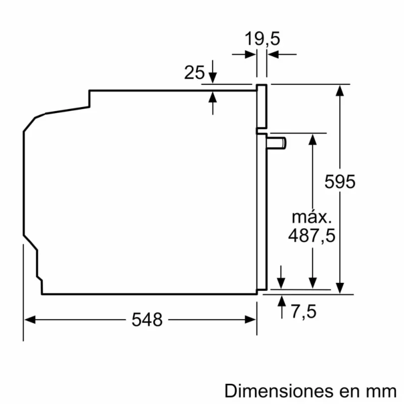 Lò Nướng Kết Hợp Hấp Bosch HQA574ES3 Seri 4 71L 