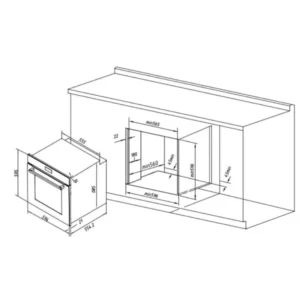 Lò nướng Hafele HC-O811B 495.10.035