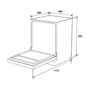Máy rửa chén Hafele HDW-F6031G 535.29.651