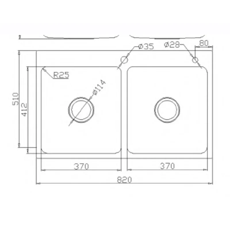 Chậu rửa bát Konox KN8251TD DEKOR