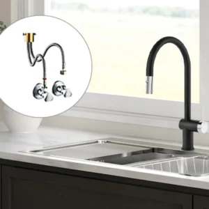 Vòi rửa chén KONOX Resta Black