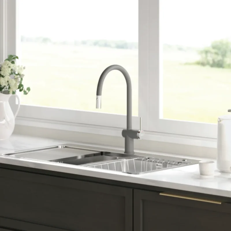 Vòi rửa chén KONOX Resta Grey