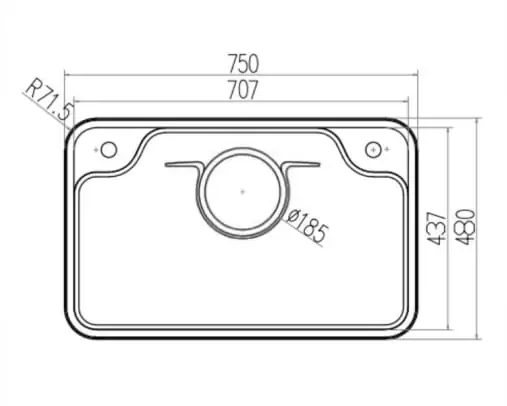 CHẬU RỬA BÁT GRANDX GX7548JP HIKARI 2 CHẬU RỬA BÁT GRANDX GX7548JP HIKARI