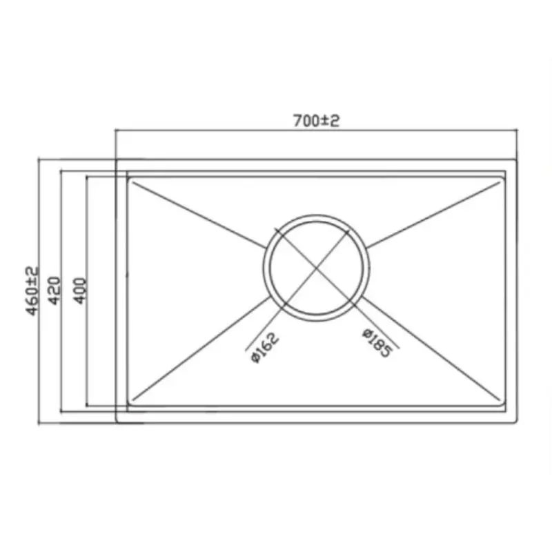 CHẬU RỬA BÁT GRANDX GX7046S SMOOTH 8 CHẬU RỬA BÁT GRANDX GX7046S SMOOTH