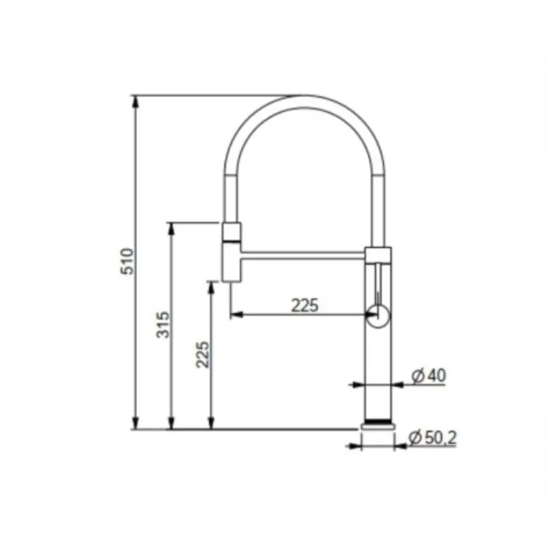 VÒI RỬA NÓNG LẠNH DÂY RÚT GRANDX GXF01 Dual Spray 14 VÒI RỬA NÓNG LẠNH DÂY RÚT GRANDX GXF01 Dual Spray