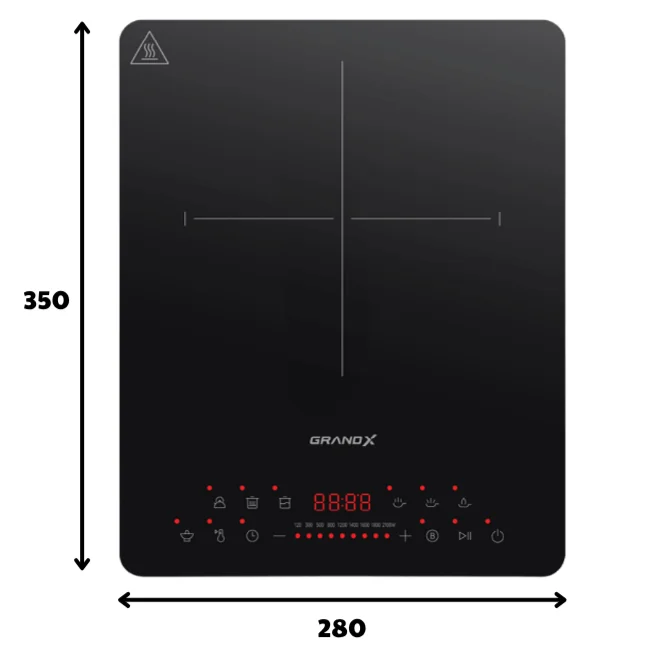 BẾP TỪ ĐƠN GRANDX GX IH168 2 BẾP TỪ ĐƠN GRANDX GX IH168