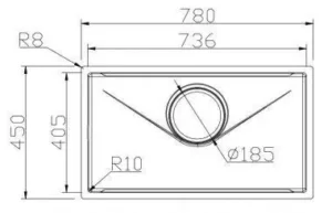 CHẬU RỬA BÁT GRANDX GX7845V VOLCANO
