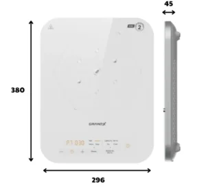 BẾP TỪ ĐƠN GRANDX GX IH169 5 BẾP TỪ ĐƠN GRANDX GX IH169