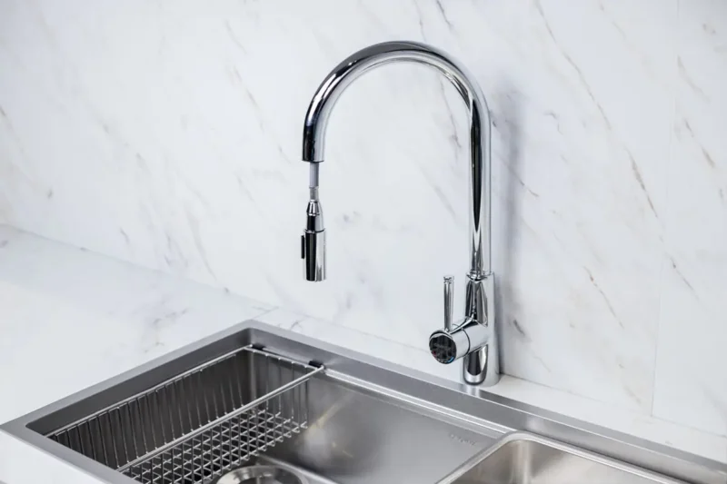 VÒI RỬA BÁT NÓNG LẠNH DÂY RÚT GRANDX GXF03 Dual Spray 11 VÒI RỬA BÁT NÓNG LẠNH DÂY RÚT GRANDX GXF03 Dual Spray