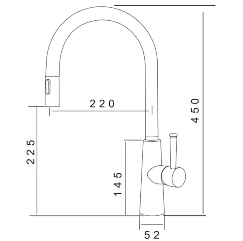 VÒI RỬA BÁT NÓNG LẠNH DÂY RÚT GRANDX GXF03 Dual Spray 10 VÒI RỬA BÁT NÓNG LẠNH DÂY RÚT GRANDX GXF03 Dual Spray