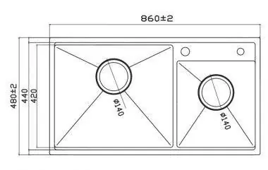 CHẬU RỬA BÁT GRANDX GX8648DS SMOOTH 8 CHẬU RỬA BÁT GRANDX GX8648DS SMOOTH