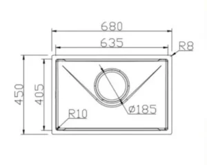 CHẬU RỬA BÁT GRANDX GX6845V VOLCANO