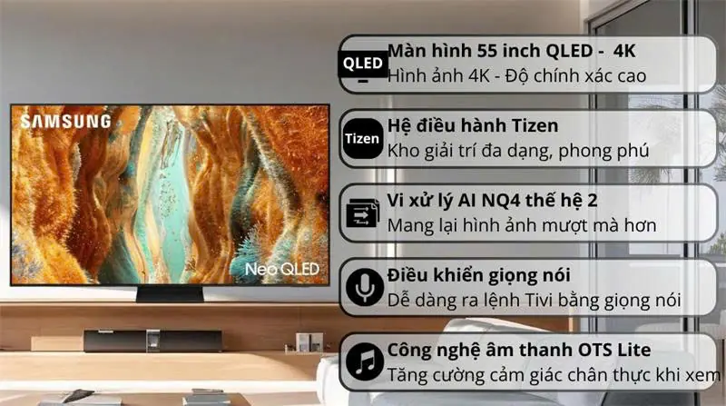 Smart Tivi Samsung Neo QLED 4K 55 Inch QA55QN70F 13 Smart Tivi Samsung Neo QLED 4K 55 Inch QA55QN70F