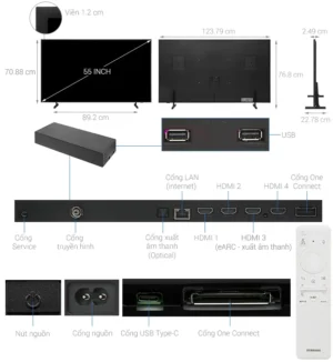 Tivi Khung Tranh The Frame Samsung QLED 4K 55 Inch QA55LS03F
