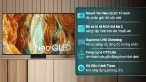 Smart Tivi Samsung Neo QLED 4K 75 Inch QA75QN70F