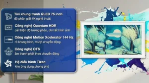 Tivi Khung Tranh The Frame Samsung QLED 4K 75 Inch QA75LS03F
