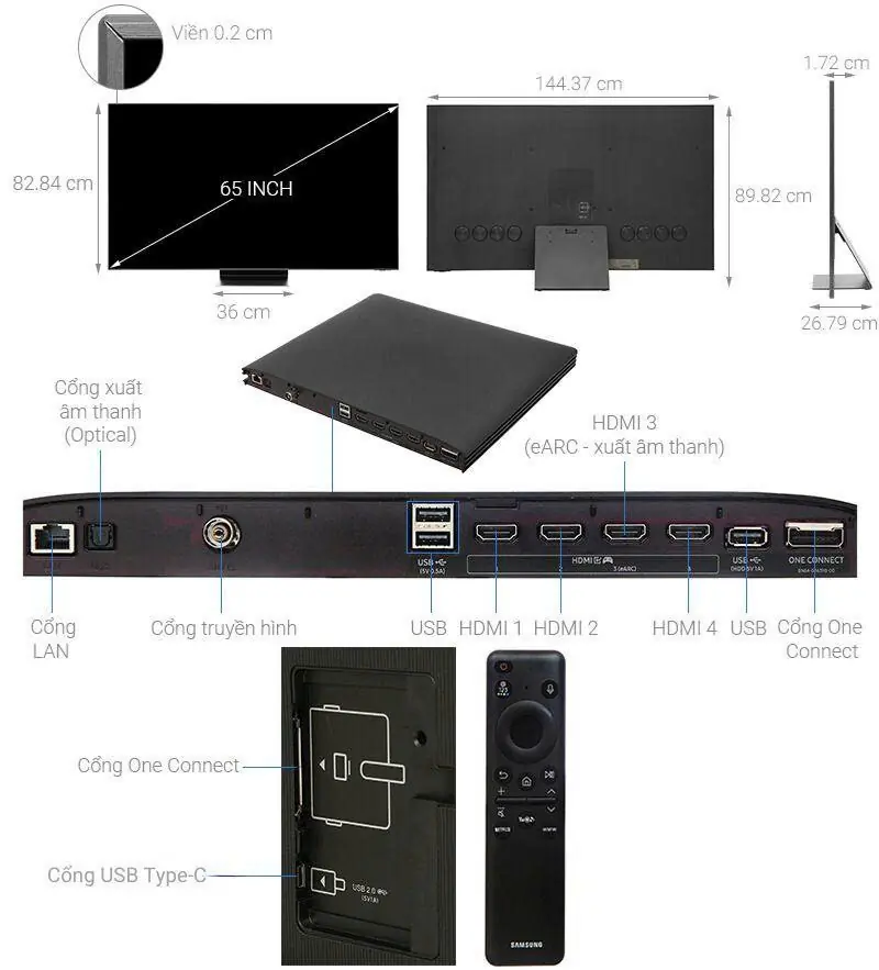 Smart Tivi Samsung Neo QLED 8K 65 Inch QA65QN800D 10 Smart Tivi Samsung Neo QLED 8K 65 Inch QA65QN800D
