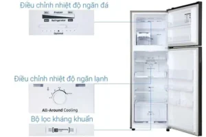 Tủ lạnh Samsung Inverter 256 lít RT25M4032BU/SV