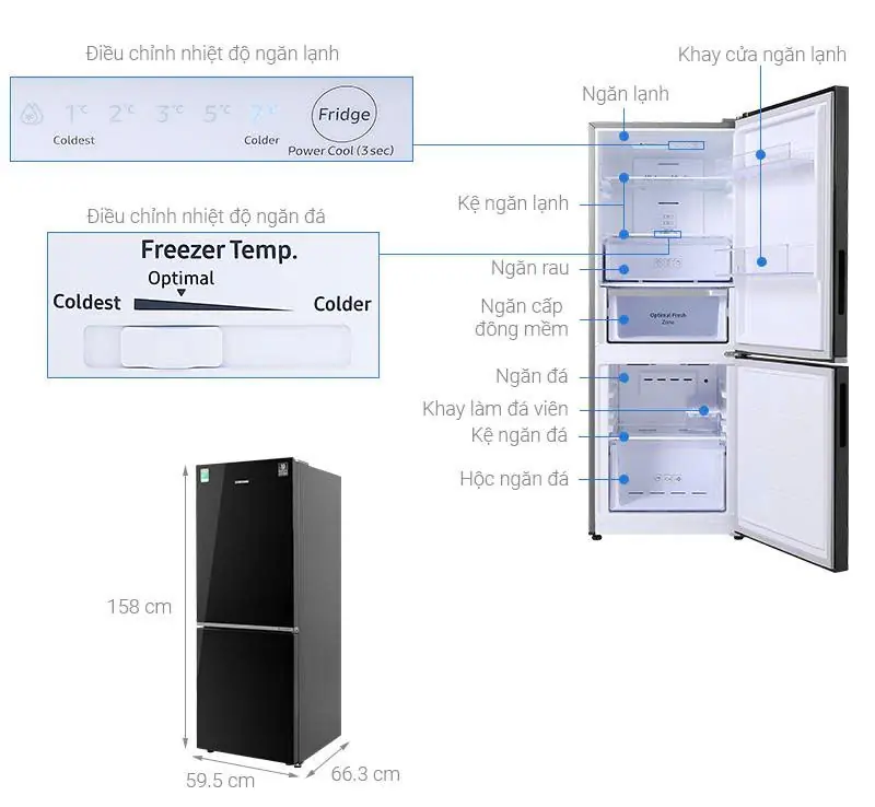 Tủ lạnh Samsung Inverter 280 lít RB27N4010BU/SV 24 Tủ lạnh Samsung Inverter 280 lít RB27N4010BU/SV