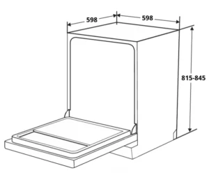 MÁY RỬA BÁT EUROSUN SMS81EU76B