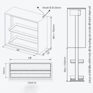 GIÁ GIA VỊ NÂNG HẠ ĐIỆN GARIS GL05.9AT