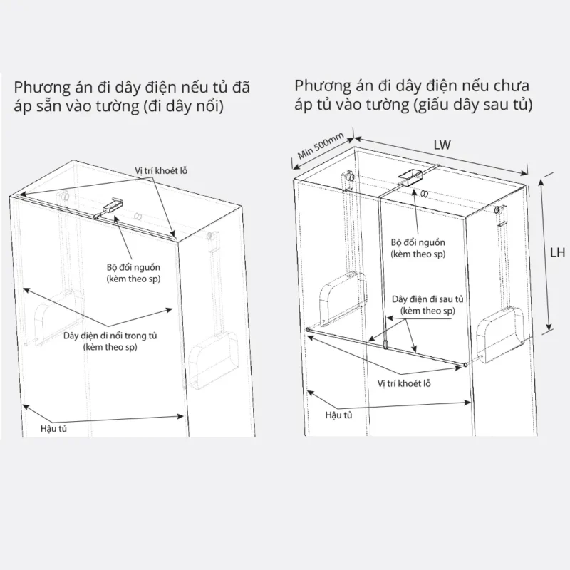 Suốt nâng hạ treo quần áo GARIS GW34GE