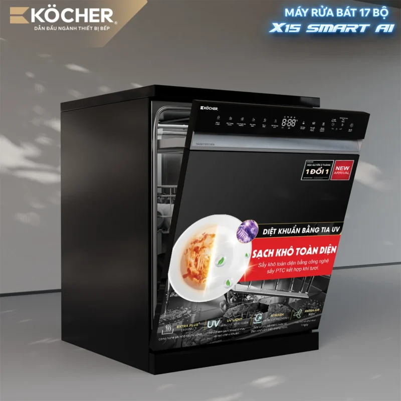 Máy Rửa Bát Kocher X15 SMART AI