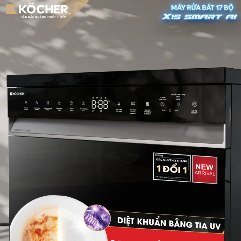 Máy Rửa Bát Kocher X15 SMART AI - 6 1