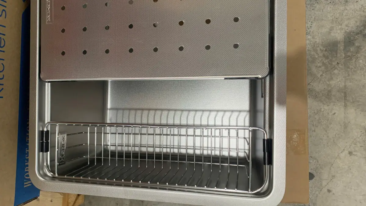 Chậu rửa bát chống xước Konox Dekor 8044SU 4 Chậu rửa bát chống xước Konox Dekor 8044SU