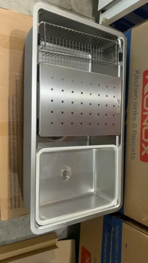 Chậu rửa bát chống xước Konox Dekor 8044SU